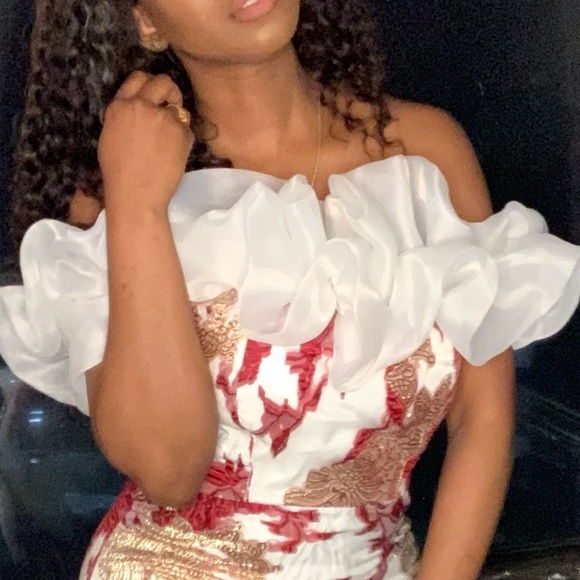 ❣️Lace Brocade Dress❣️ - Picture 4 of 7